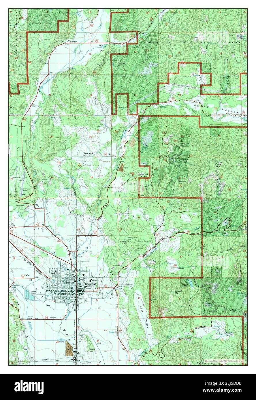 Mapa de chewelah fotografías e imágenes de alta resolución Alamy