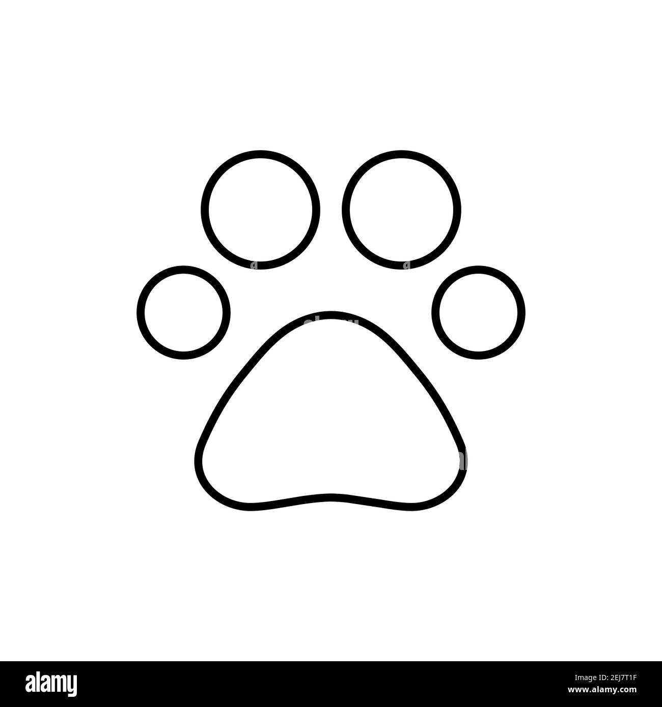 Diseño PNG Y SVG De Corazón Con Trazo De Huella De Perro Para Camisetas