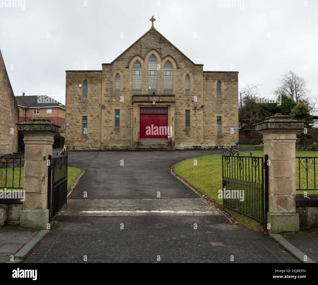 Iglesia Bautista Wishaw, Lanarkshire, Escocia Foto de stock