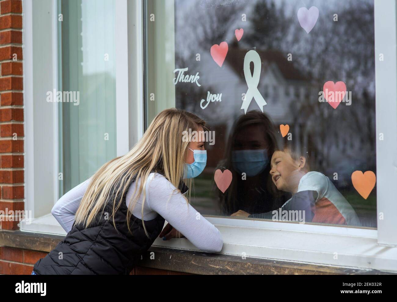 Shawn Beitler de Wyandotte visita a su hijo Landon Beitler, que se