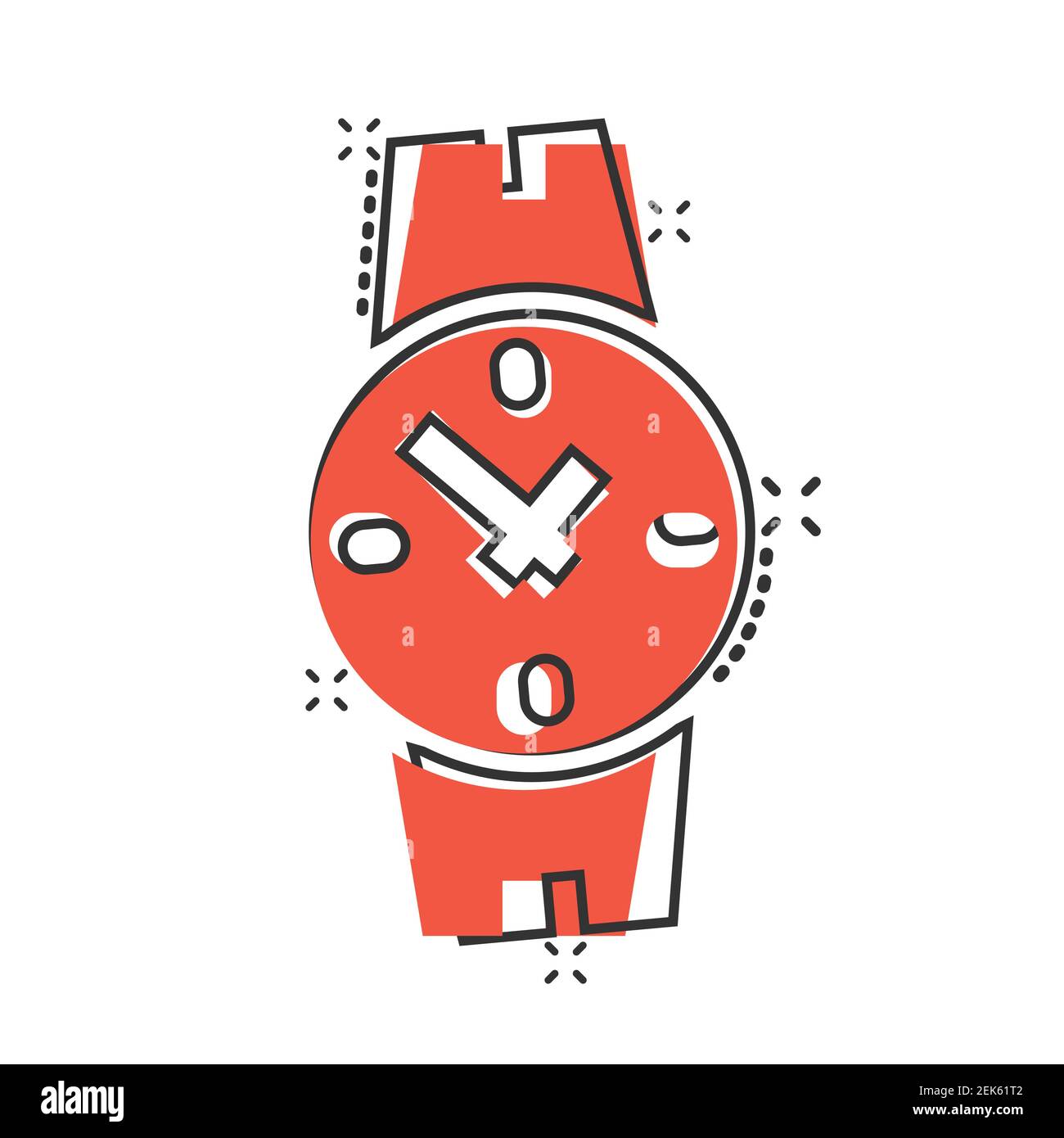 Reloj de store mano vector