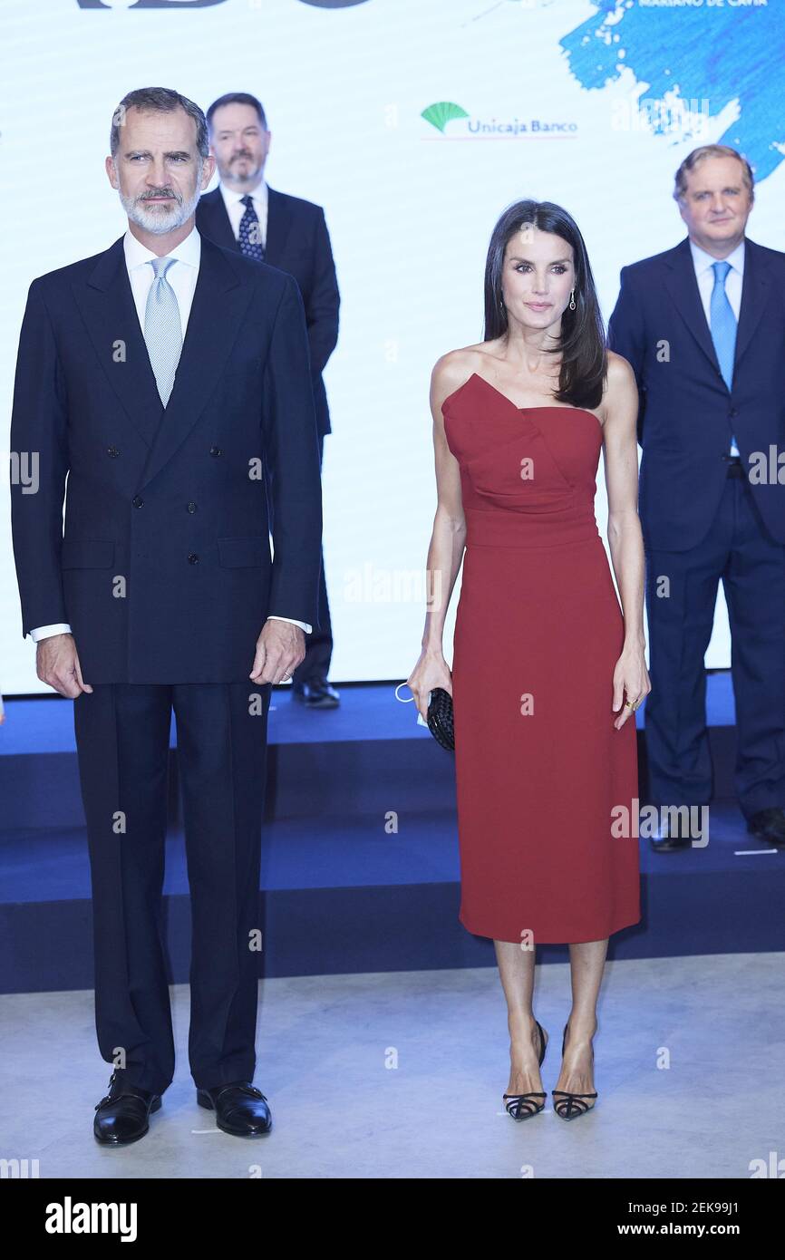 La Reina Letizia y el Rey Felipe durante la 100ª edición de la gala de los  premios Mariano de Cavia, Luca de Tena y Mingote en el edificio ABC de  Madrid, España,