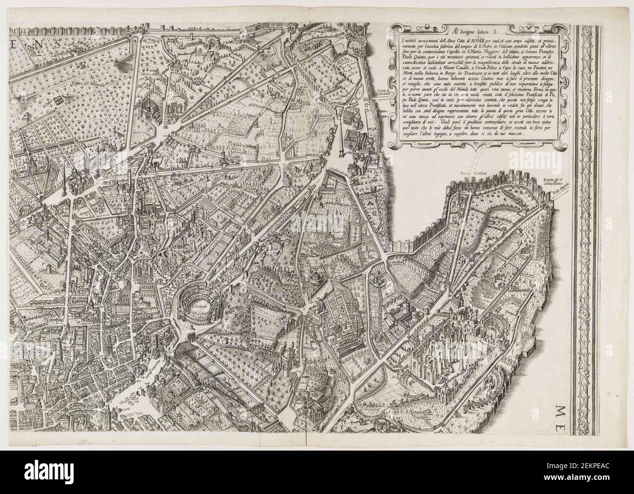 Matthäus Greuter (1566-1638); , Mapa de Roma con las siete iglesias peregrinas. Parte de cabeza de gastos generales, 1634 Fotografía de stock - Alamy Matthäus Greuter (1566-1638); , Mapa de Roma con las siete iglesias peregrinas. Parte de cabeza de gastos generales, 1634 Fotografía de stock - Alamy