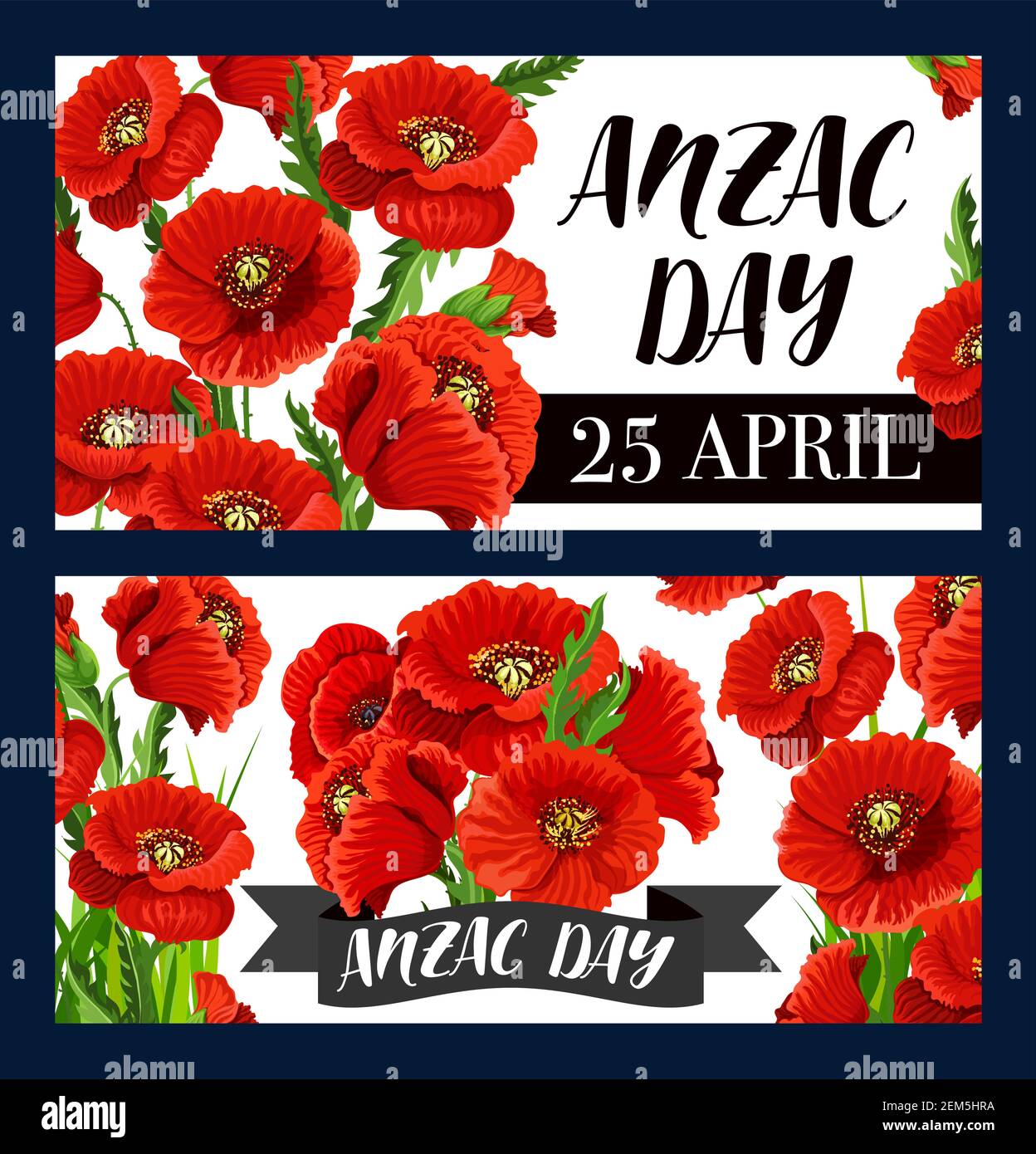Anzac Day Cartel De La Memoria De La Guerra Del Vector De La