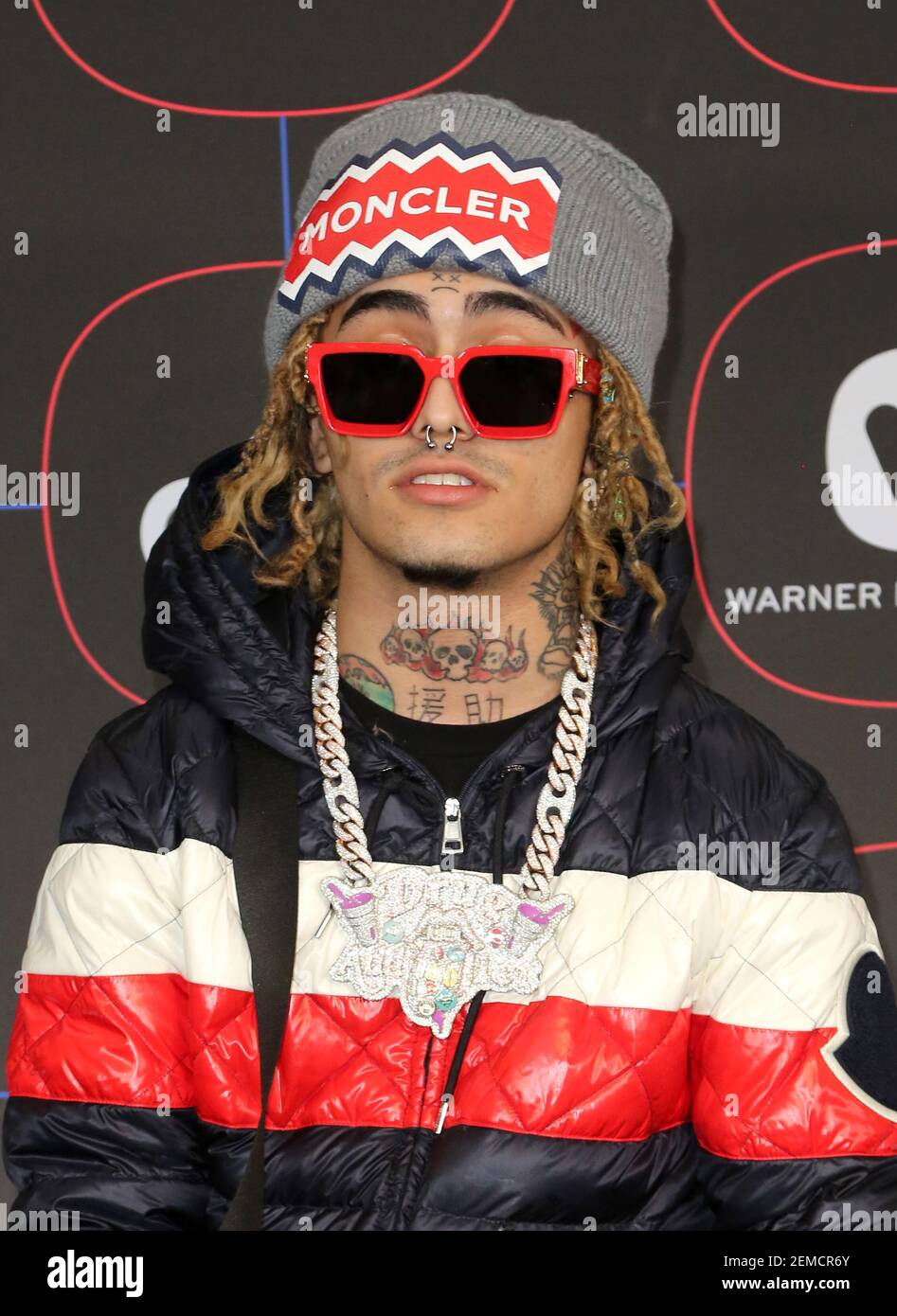 Lil Pump en Warner Music Group organiza la celebración Pre-Grammy en el  Nomad Hotel el 07 de febrero de 2019 en los Angeles, CA, EE.UU. (Foto de JC  Olivera/Sipa USA Fotografía de