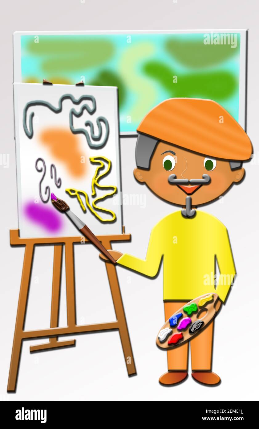 colores para colorear dibujos - Buscar con Google  Botes de pintura,  Dibujos para colorear, Dibujos de profesiones