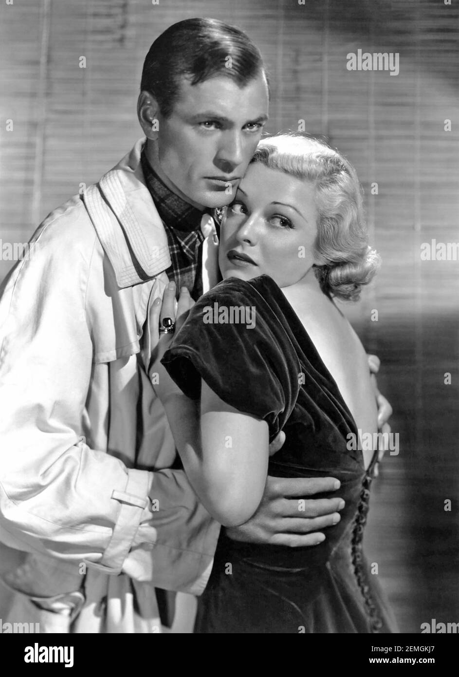 EL GENERAL MURIÓ AL AMANECER 1936 Paramount Pictures película con Madeleine Carroll y Gary Cooper Foto de stock