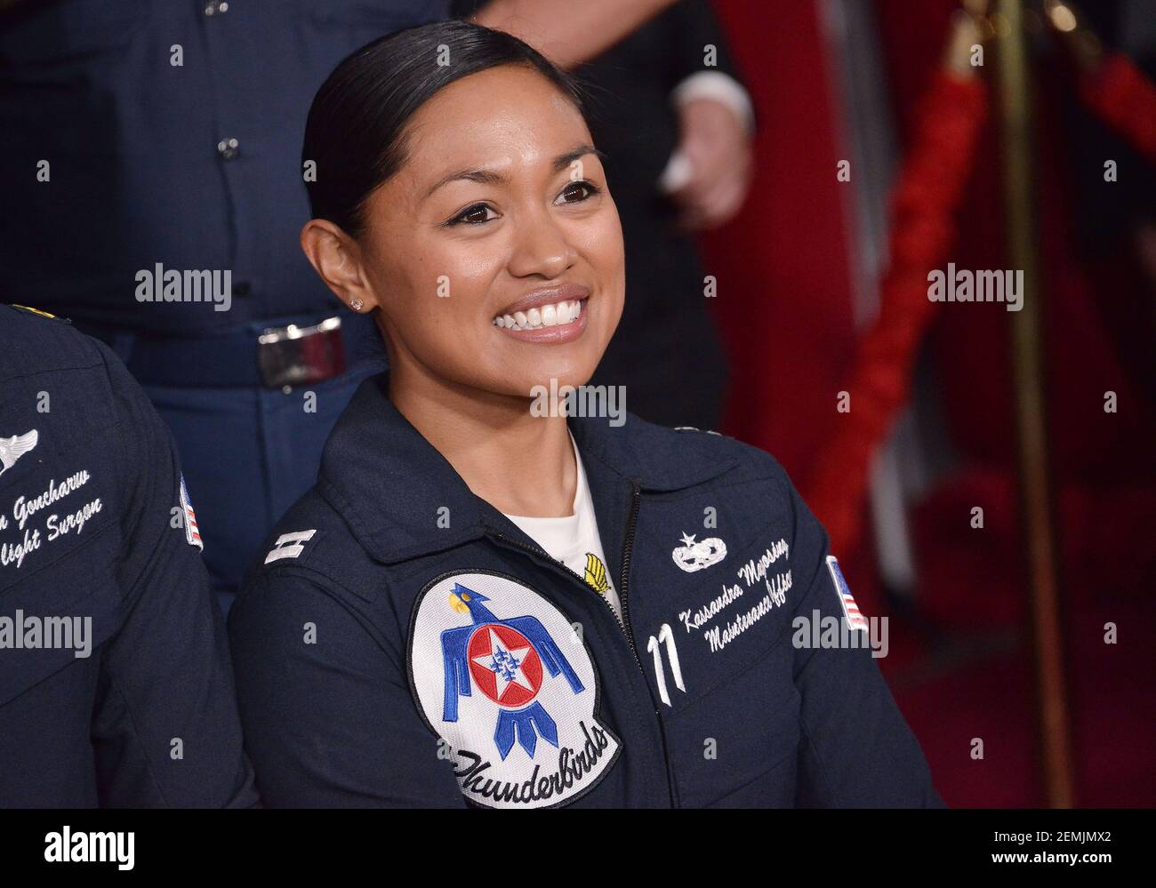 Kassandra Mangosing en el Marvel Studios 'Captain Marvel' los Angeles  Premiere celebrado en el Teatro el Capitan en Hollywood, CA el lunes, 4 de  marzo de 2019. (Foto de Sthanlee B. Mirador/Sipa