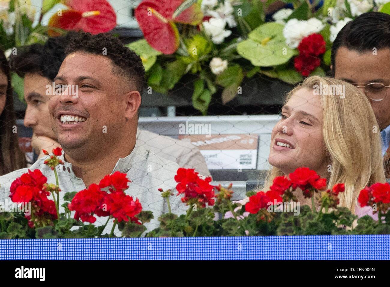 Ronaldo Nazario durante el torneo de tenis Mutua Madrid Open en Madrid,  España, 07 de mayo de 2019. (Foto de pressinphoto/Sipa USA Fotografía de  stock - Alamy