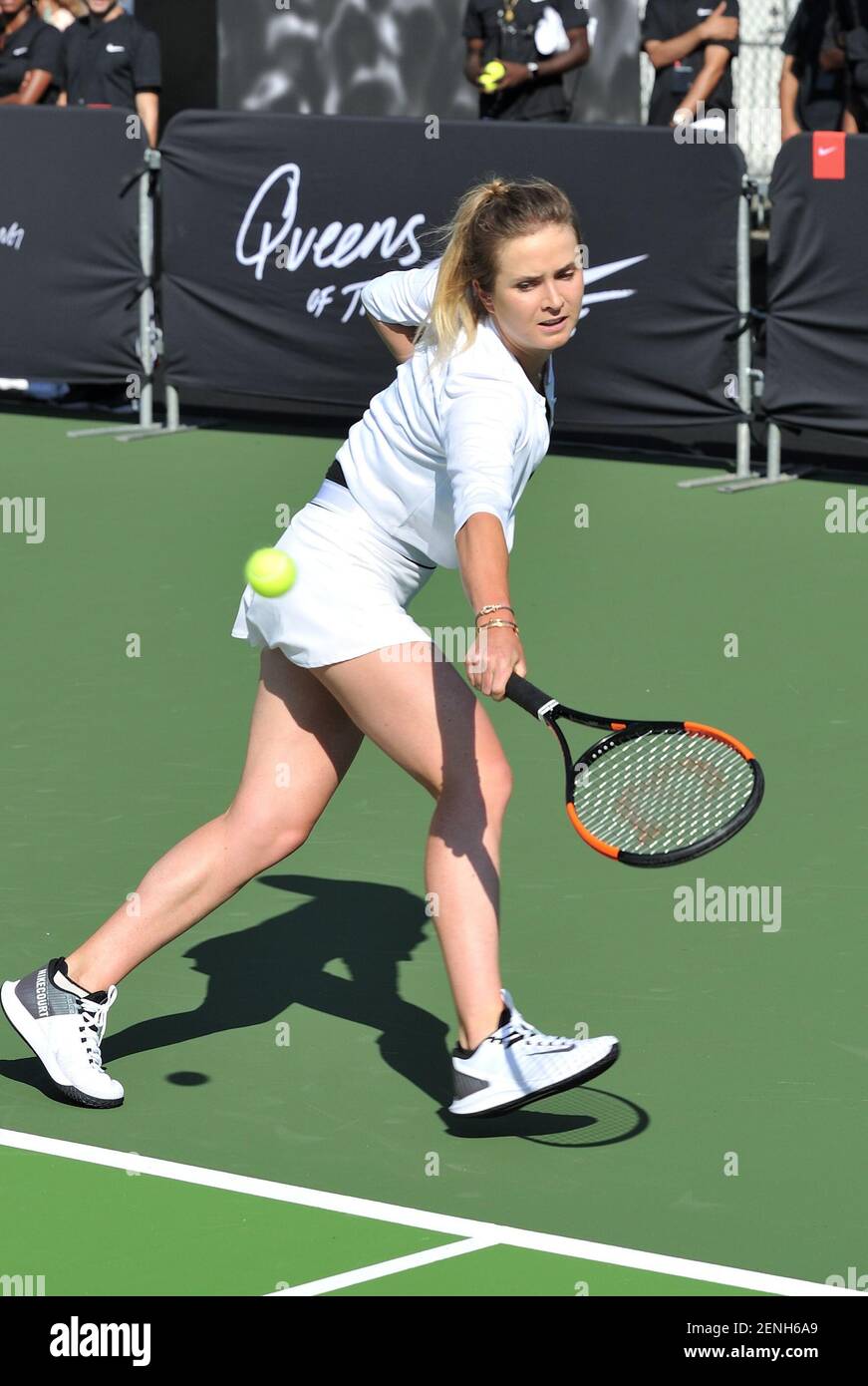 participa en el evento Nike Queens of Tennis Passannante Ballfield en Nueva York, NY el de agosto de 2019. (Foto de Stephen Smith/SIPA EE.UU Fotografía de stock -