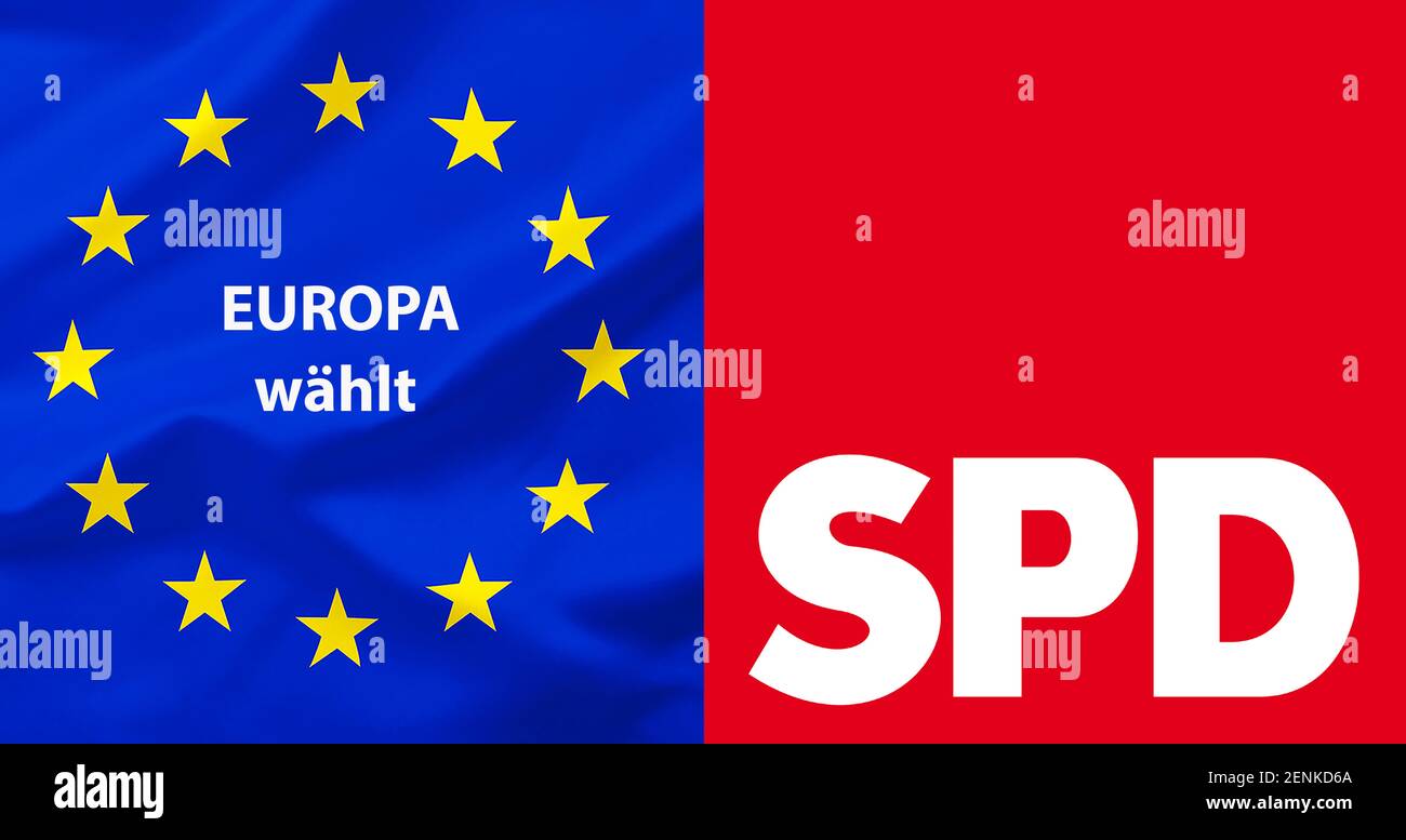 Europawahl, Eurosstern, EU, Partei, Parteien, Wahl, Wähler, Logo, SPD  Fotografía de stock - Alamy