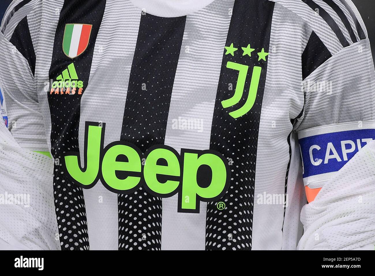 La edición especial de la camiseta diseñada por la Marca En cooperación con Adidas Torino 30/10/2019 Juventus Stadium Football serie 2019/2020 Juventus FC Génova CFC Foto Federico Tardito /