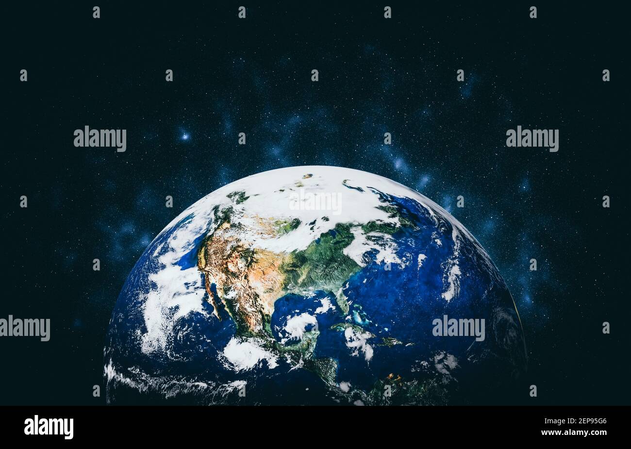 Tierra globo vista desde el espacio mostrando la