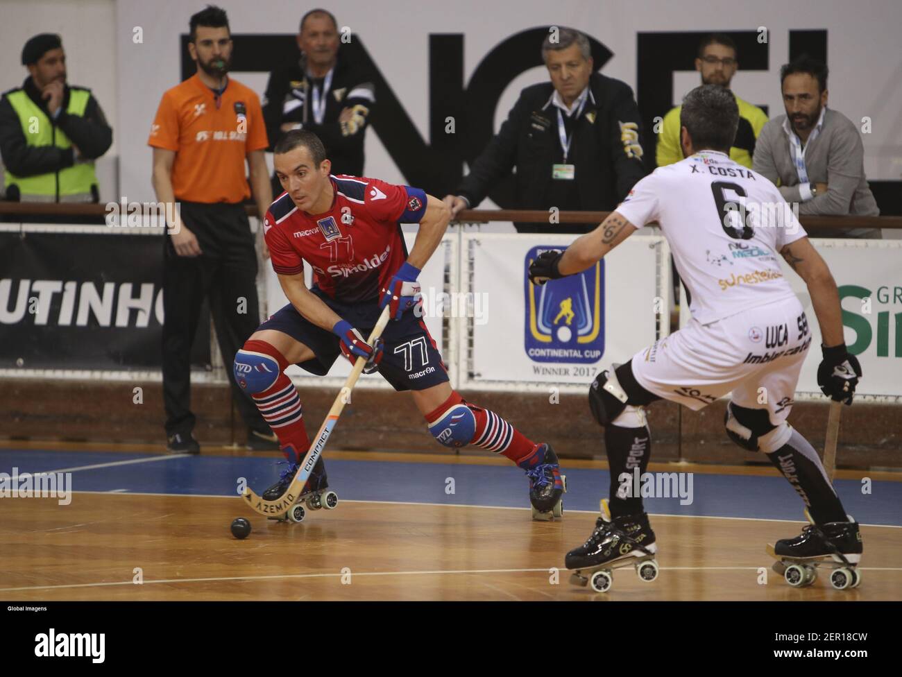 Oliveira de Azeméis, 10/03/2018 - la Unión Deportiva Olivera de Azeméis,  recibió esta noche el CGC Viareggio, en el Pabellón Dr. Salvador Machado,  en el juego para contar para el grupo A