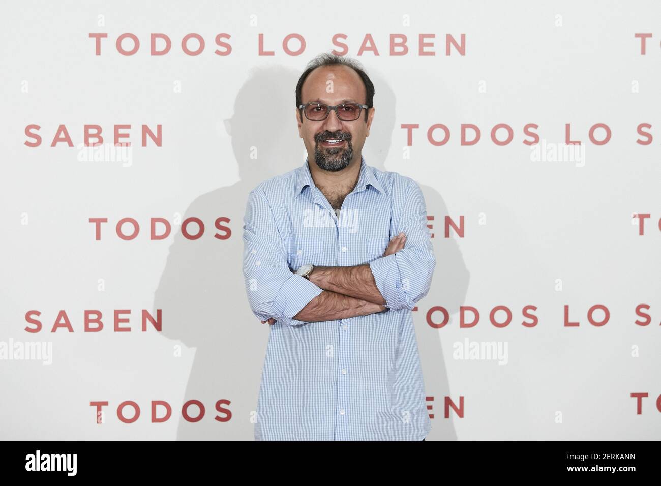 Asghar Farhadi asiste a la película 'todos lo saben' Photocall en Urso Hotel en Madrid, España. 12 de septiembre de 2018. (ALTERPHOTOS/A. Pérez Meca) Foto de stock