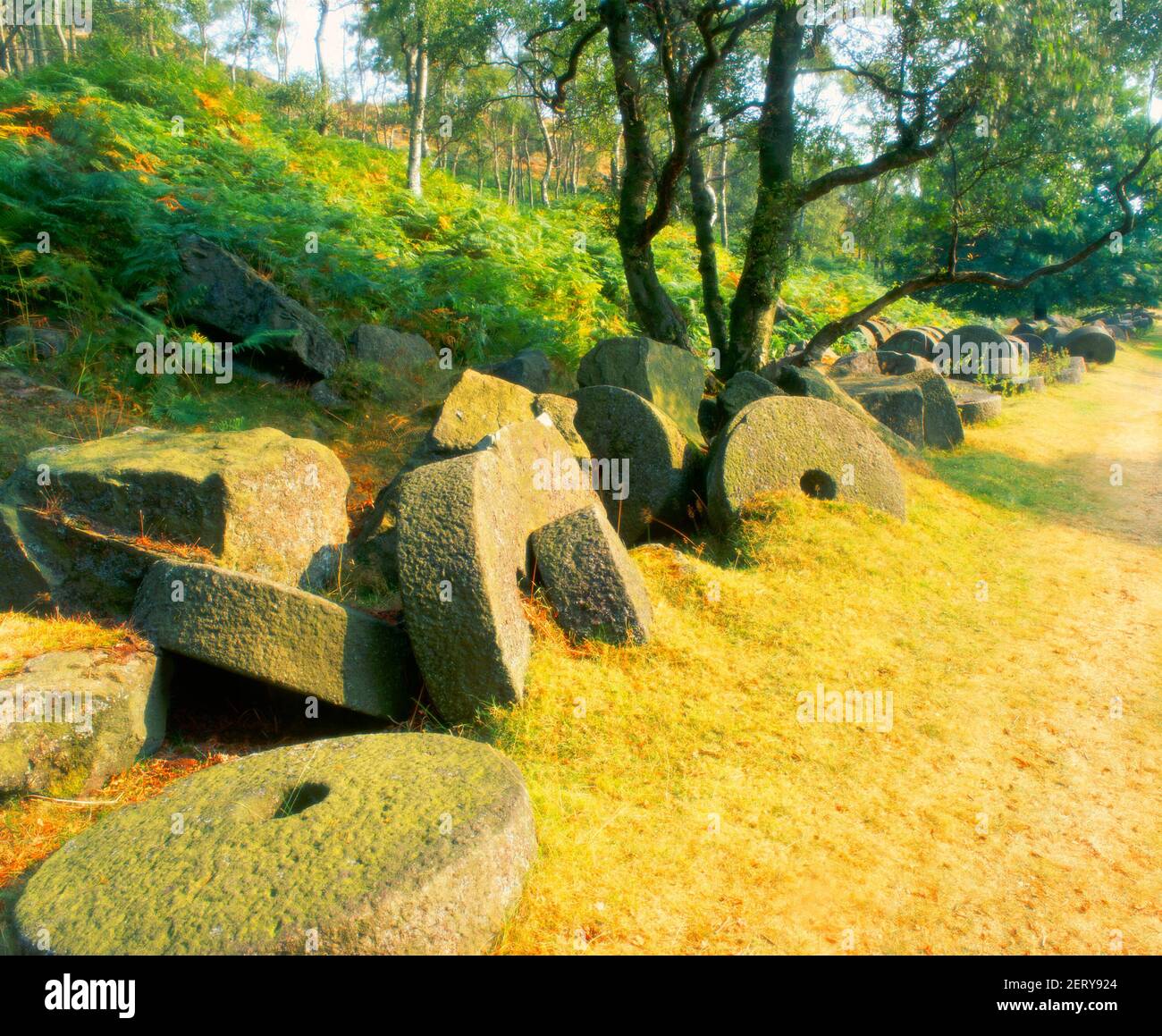 Piedras de molino Foto de stock