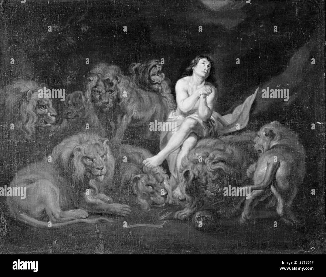 Peter Paul Rubens - Daniel en la Sala de los Leones Fotografía de stock -  Alamy