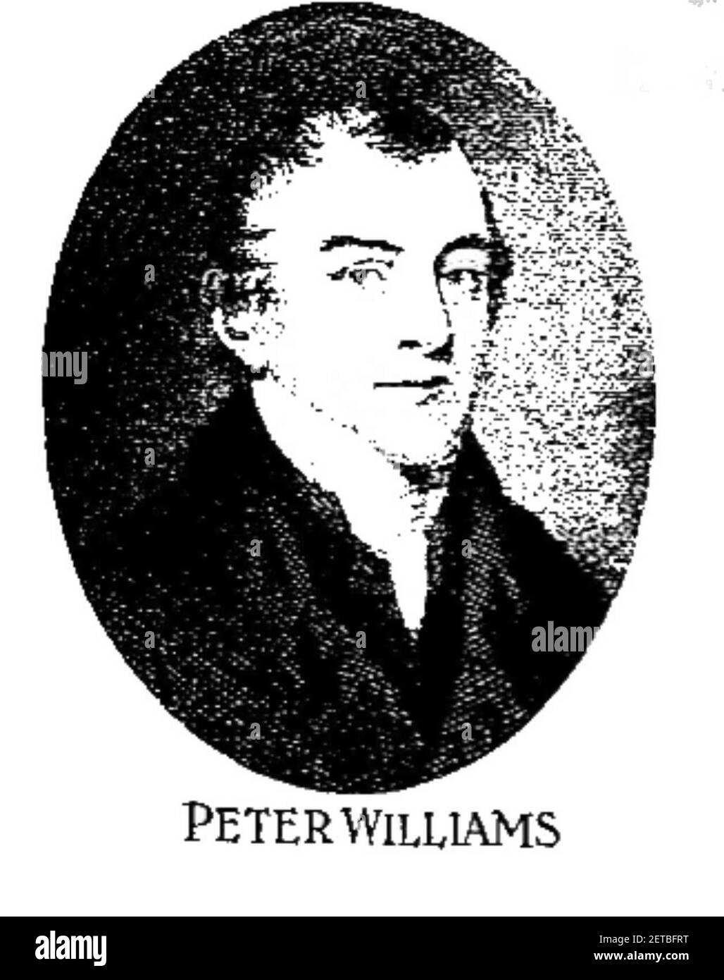 Peter Williams (1723–1796). Foto de stock