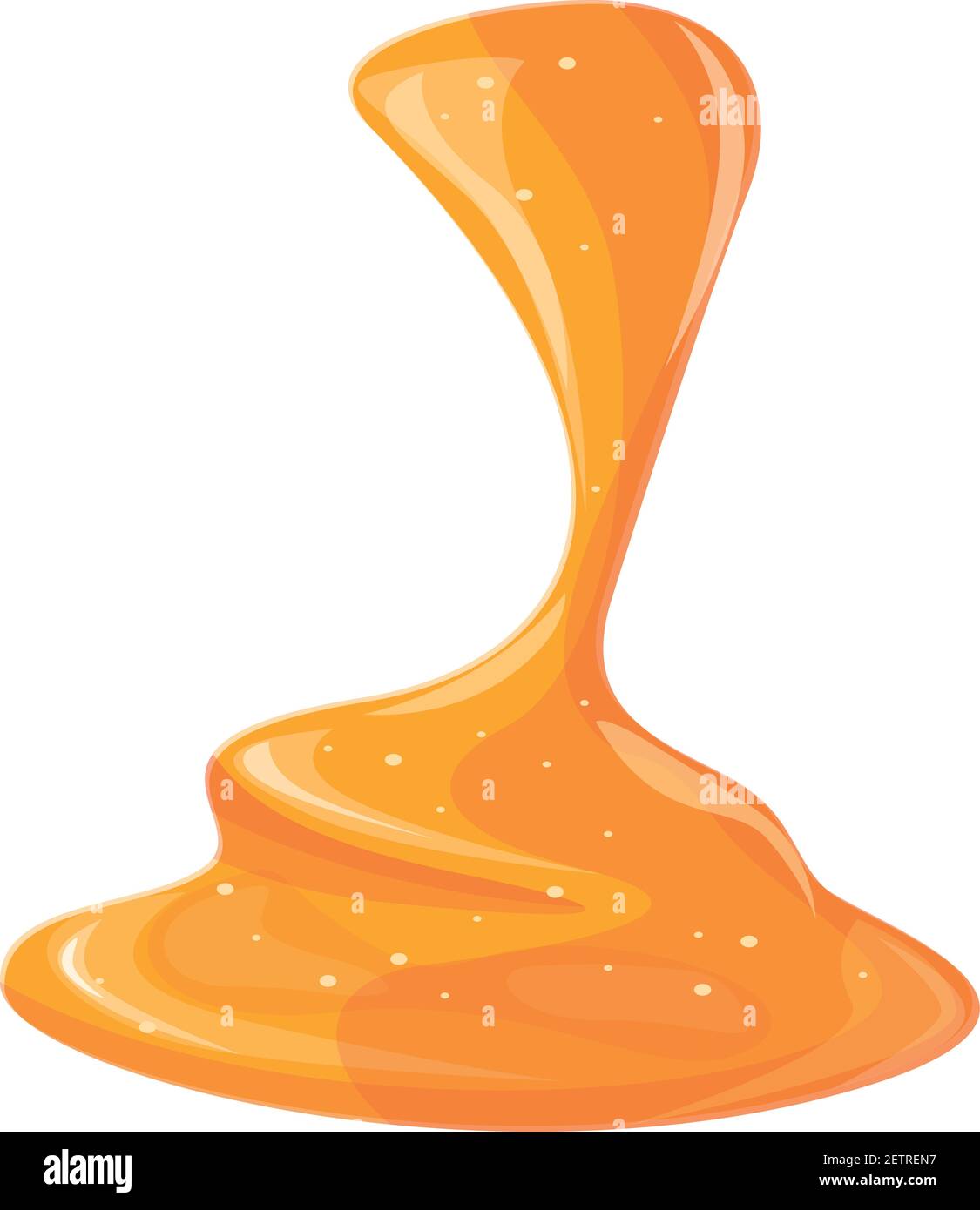 Icono de crema de caramelo. Dibujo animado de un icono de vector de crema  de caramelo para el diseño web aislado sobre fondo blanco Imagen Vector de  stock - Alamy
