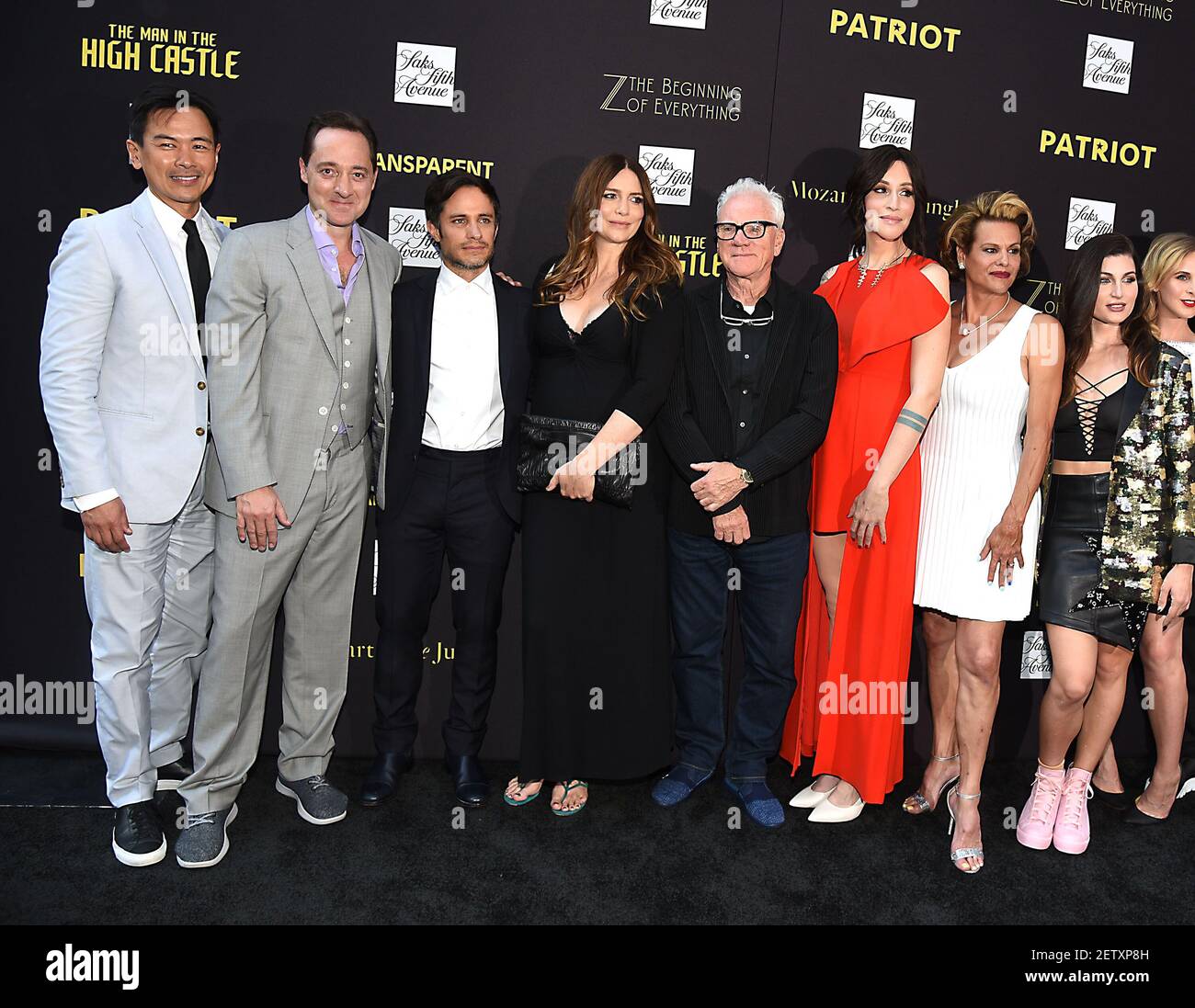 Actores, Joel de la Fuente, Brennan Brown, Gael García Bernal, Saffron Burrows y Malcolm McDowell del reparto transparente 'Mozart in the Jungle' y Kathleen Munroe asisten al primer evento de video Amazon Actores, Joel de la Fuente, Brennan Brown, Gael García Bernal, Saffron Burrows y Malcolm McDowell del reparto transparente 'Mozart in the Jungle' y Kathleen Munroe asisten al primer evento de video Amazon