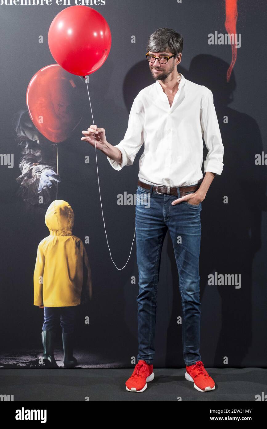 Javier Botet durante la presentación de la película 'IT' en Madrid, España 31 de agosto de 2017
