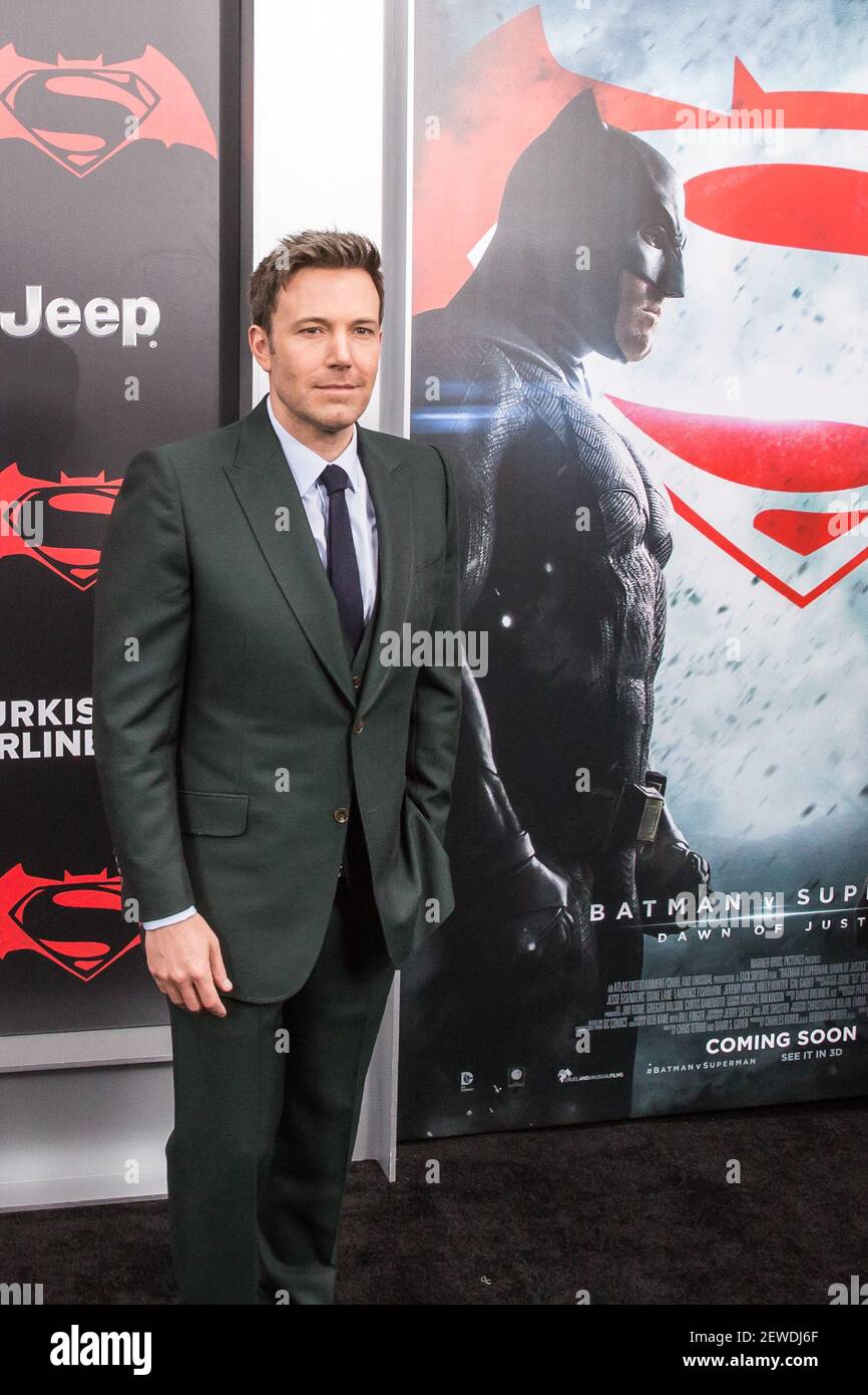 El actor Ben Affleck asiste al estreno de 'Batman vs. Superman: Dawn of  Justice' en Radio City Music Hall el 20 de marzo de 2016 en Nueva York,  Nueva York. (Foto de