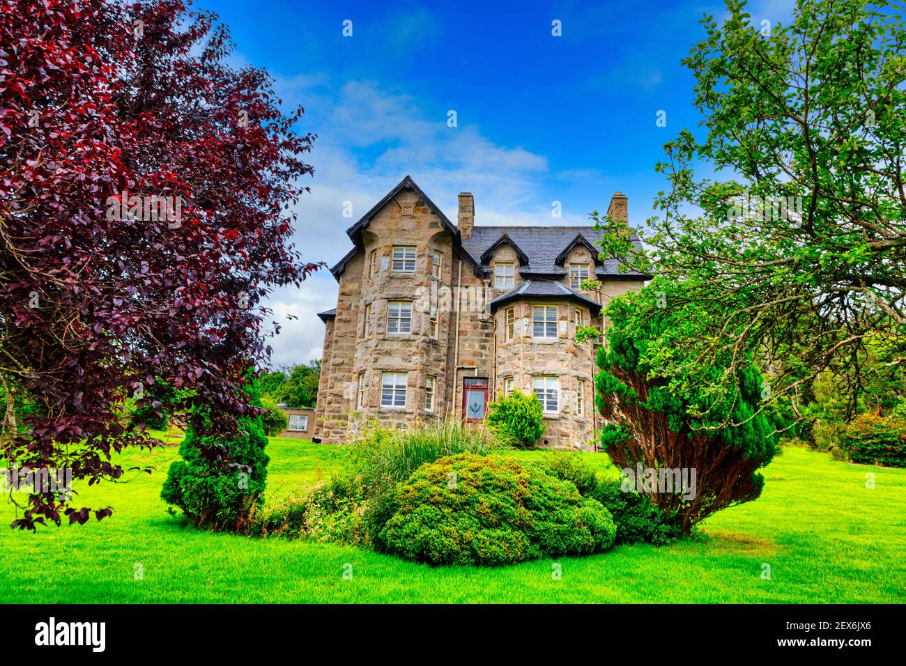 Tongue Hotel y sus terrenos, Kyle of Tongue, Tongue, Tunga, pueblo