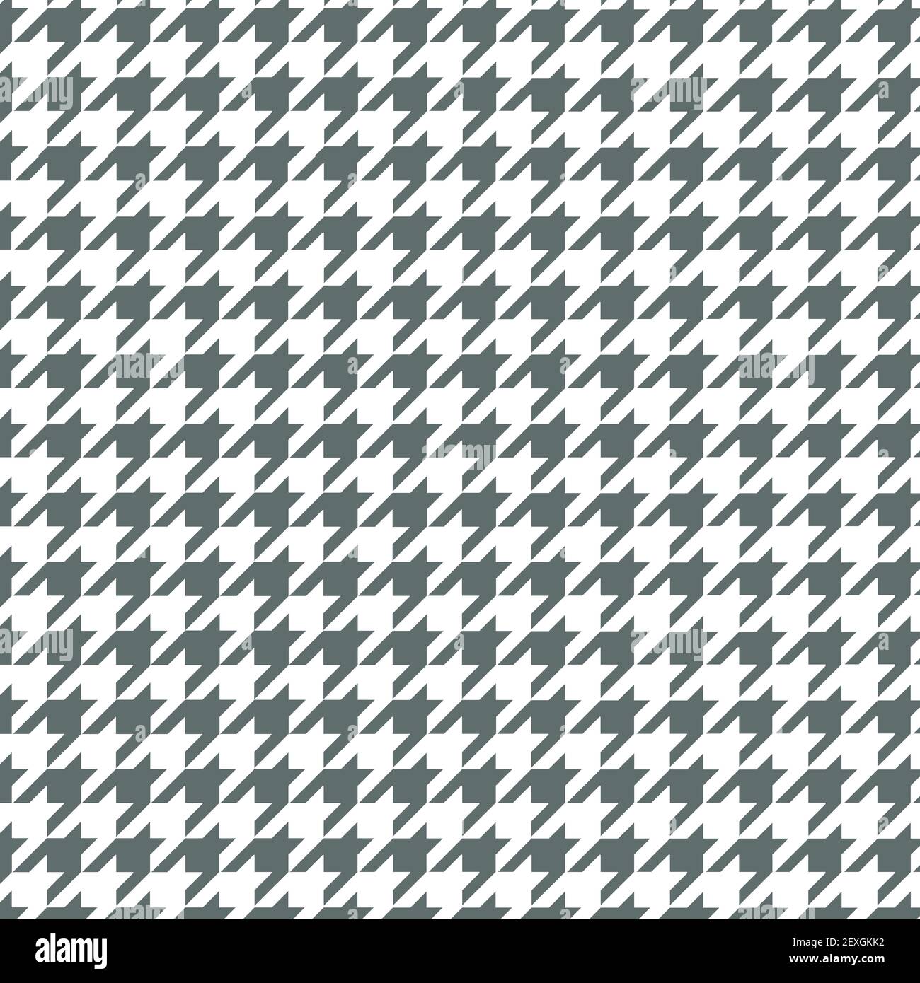 Patrón textil de cuadros gris y blanco de pata de gallo Fotografía de stock  - Alamy