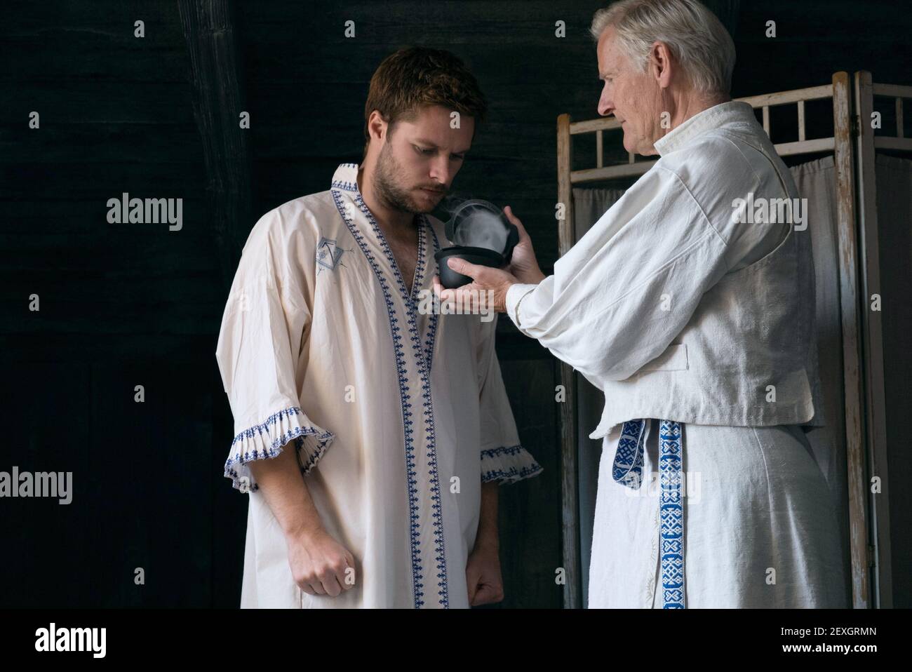 JACK REYNOR, MAXIMILIAN SLASH MARTON, MIDSOMMAR, 2019 Foto de stock