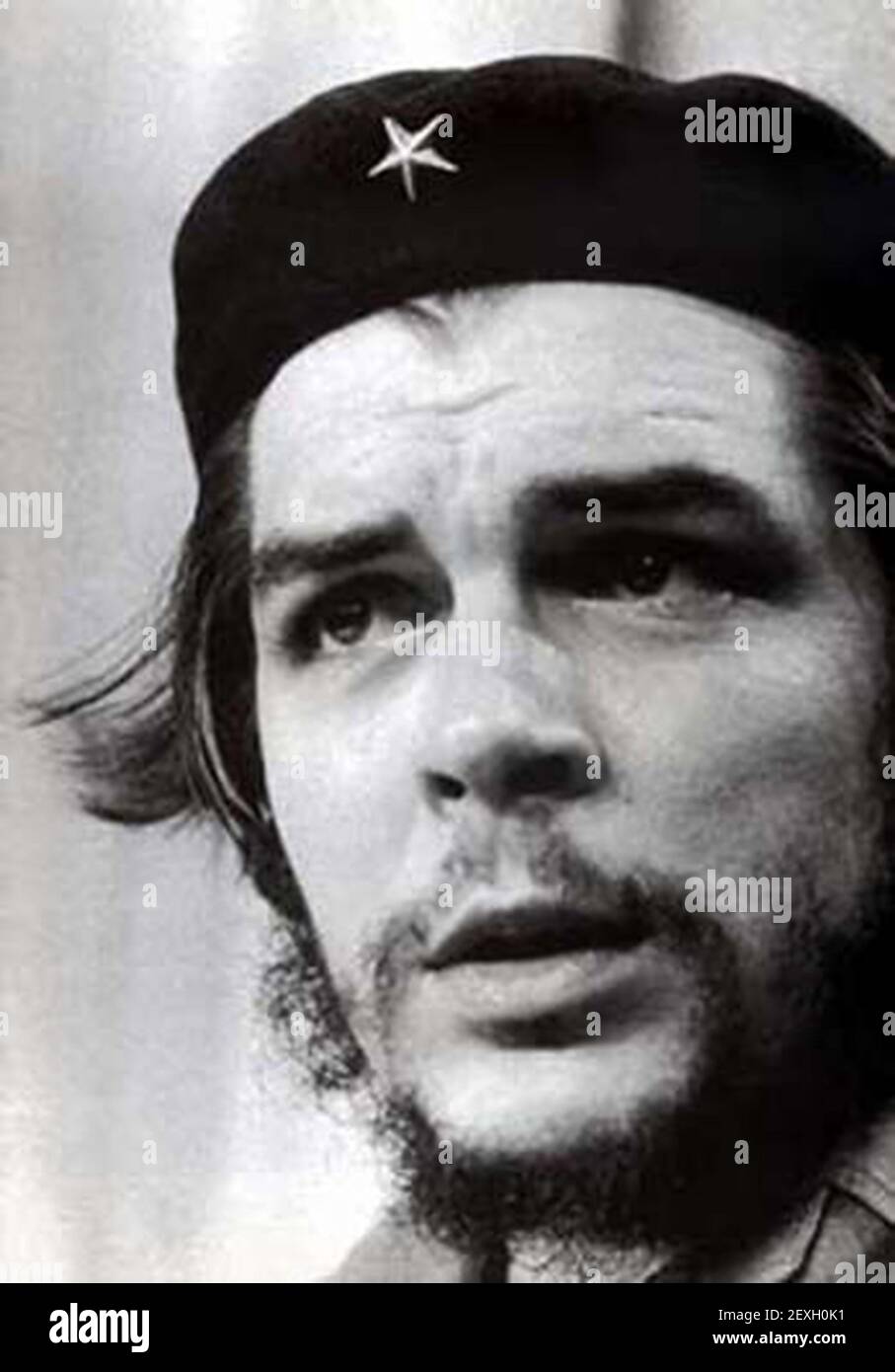 Retrato de Ernesto Che Guevara Foto de stock