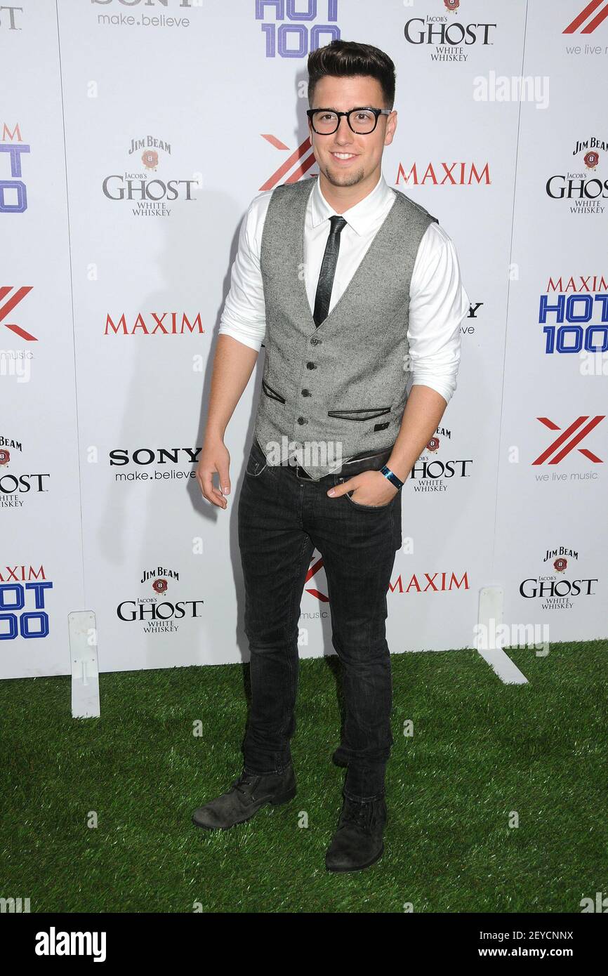 15 Mayo 13 Hollywood California Logan Henderson Big Time Rush Maxim Hot 100 Fiesta 13 Celebrada En Vanguard Credito De La Foto Byron Purvis Admedia Sipa Usa Fotografia De Stock Alamy