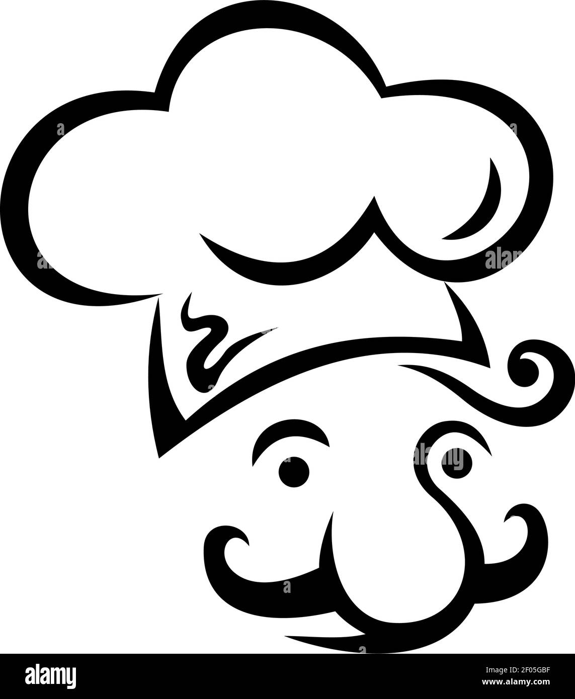 Comida georgiana panadero o hombre cocinando en sombrero aislado. Vector  chef cocinero retrato de dibujos animados Imagen Vector de stock - Alamy