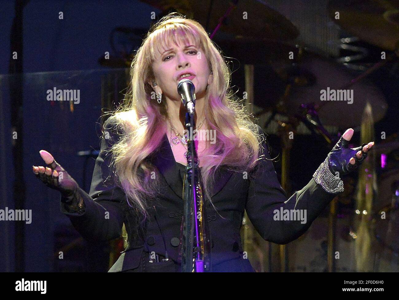 Stevie Nicks, vocalista de Fleetwood Mac, canta una de las canciones de