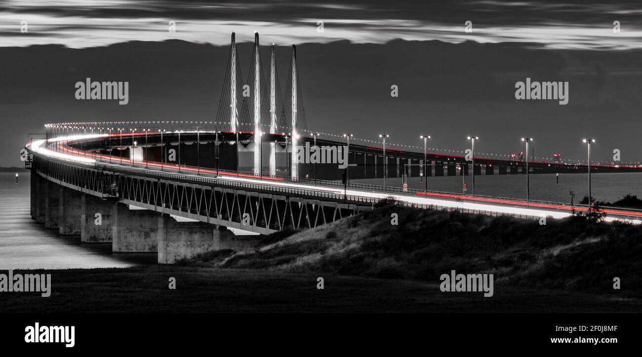 El Puente de Oresund Foto de stock