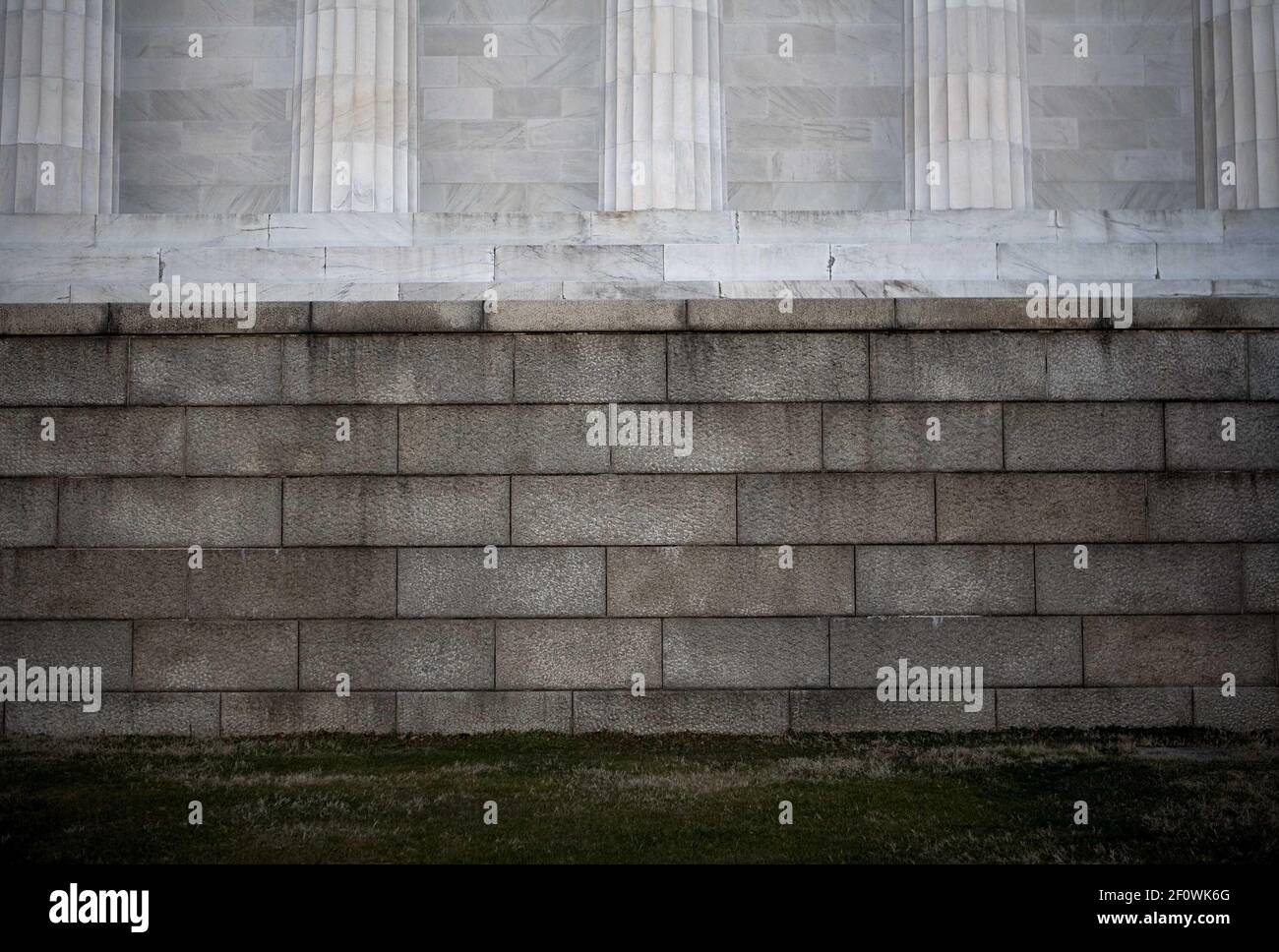 1 de marzo de 2008 Washington, D.C., el Lincoln Memorial. Crédito de la Foto: Kristoffer Tripplaar/ Sipa Press/0806181938 Foto de stock