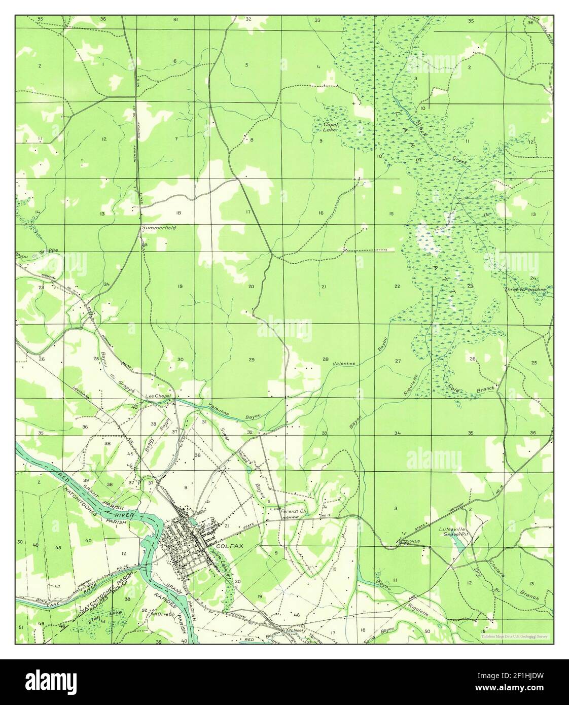 Mapa de colfax louisiana fotografías e imágenes de alta resolución Alamy