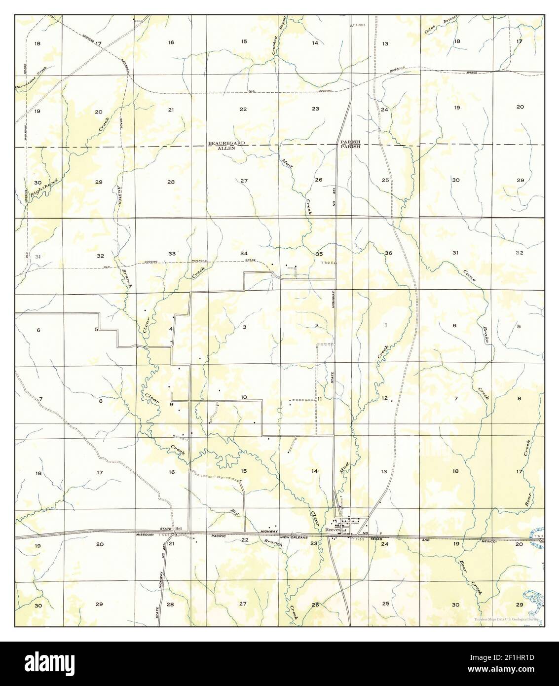 Reeves louisiana mapa fotografías e imágenes de alta resolución Alamy