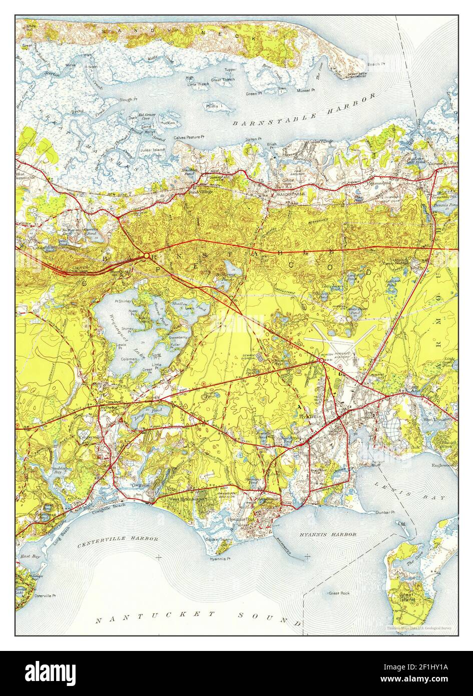 Mapa antiguo de hyannis fotografías e imágenes de alta resolución Alamy