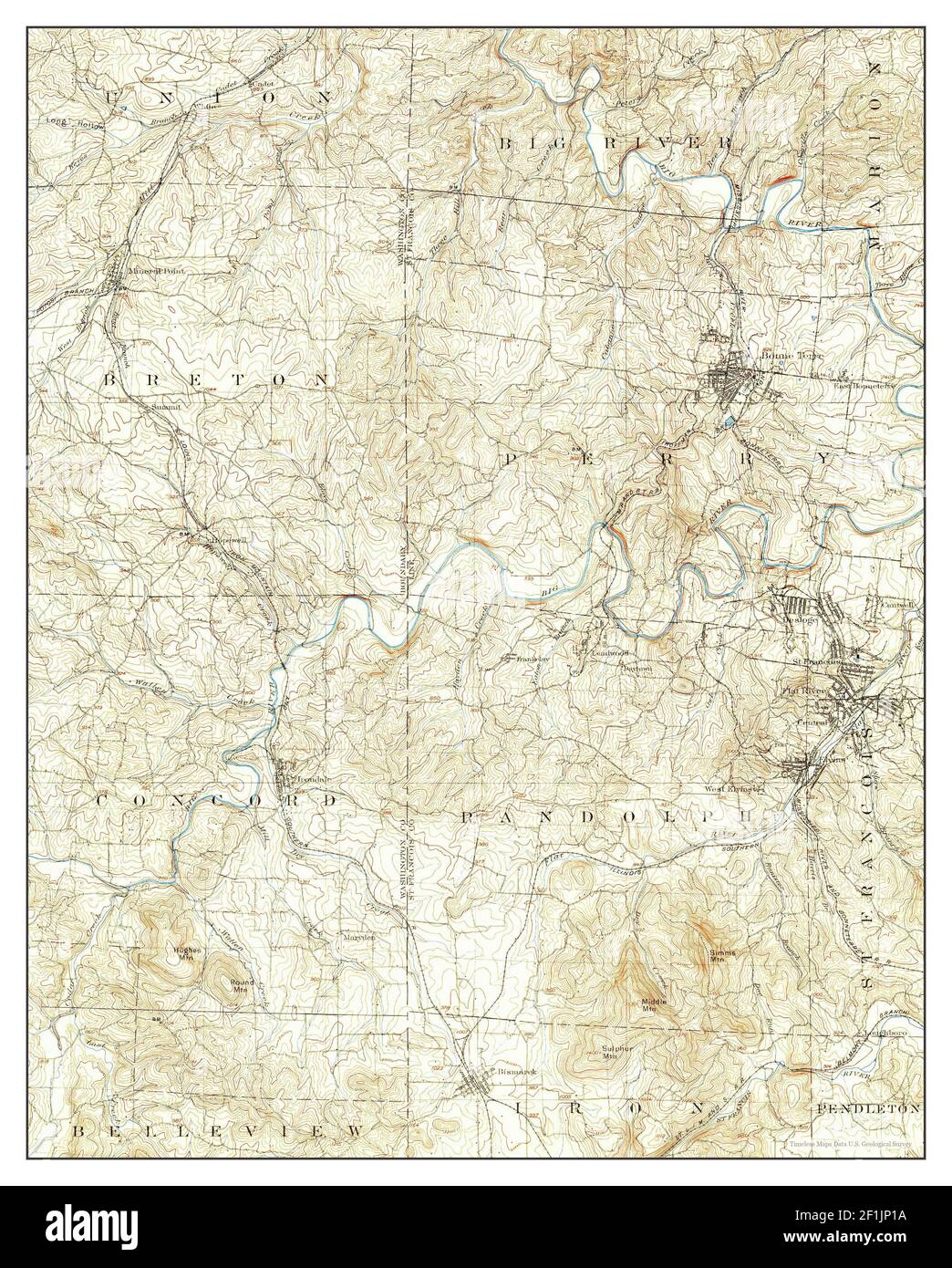 Mappa di bonne terre fotografías e imágenes de alta resolución Alamy