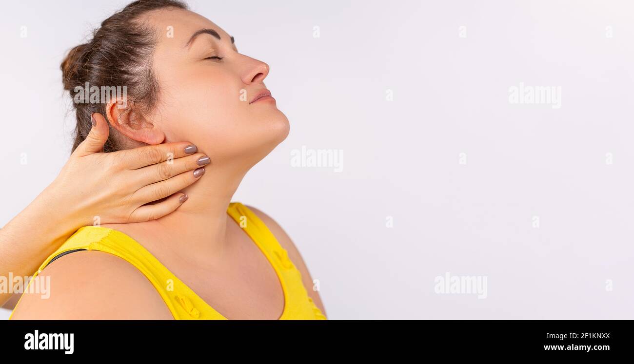 Banner formato largo. Cierre de la terapia de masaje shiatsu para
