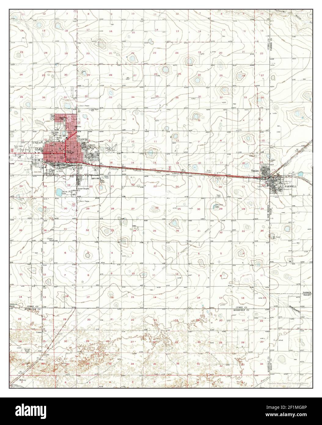 Mapa de clovis nuevo mexico fotografías e imágenes de alta resolución