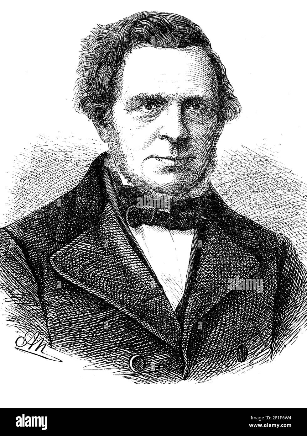 Karl Joseph Simrock, 28 de agosto de 1802 - 18 de julio de 1876, fue un poeta y filólogo alemán / Karl Joseph Simrock, 28. 1802 al 18 de agosto. Juli 1876, war ein deutscher Dichter und Philologo, Historich, histórica, digital mejora la reproducción de un original del siglo 19th / digitale Reproduktion einer Originalvorlage aus dem 19. Jahrhundert, Foto de stock