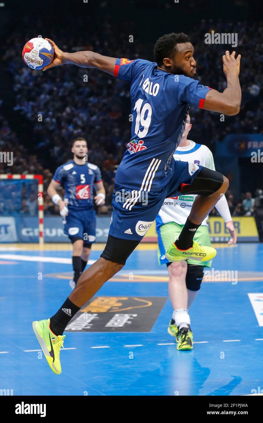 Luc ABALO (FRA) ++ durante la semifinal del Campeonato Mundial de Balonmano  Masculino Francia 2017, partido de balonmano entre Francia y Eslovenia, el  26th de enero de 2017 en el Accor Hotel