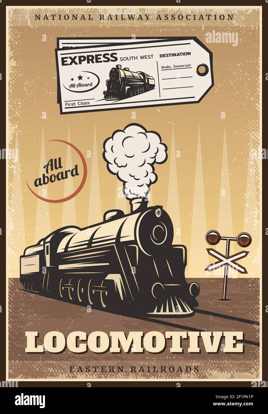 plantilla de boleto de tren expreso polar