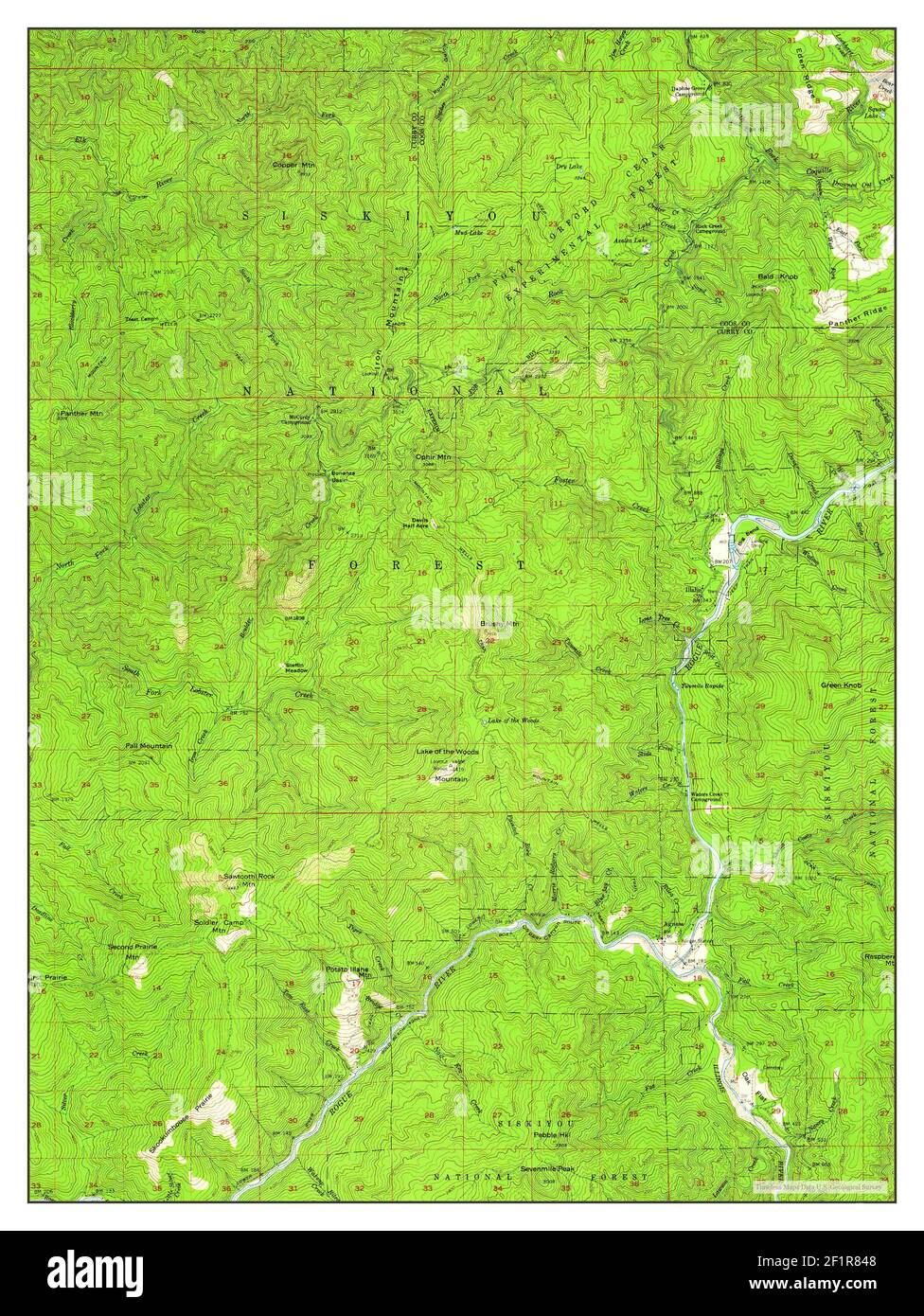Agness Oregon Map 1954 1 62500 Estados Unidos De America Por Timeless Maps Data U S Geological Survey 2f1r848 