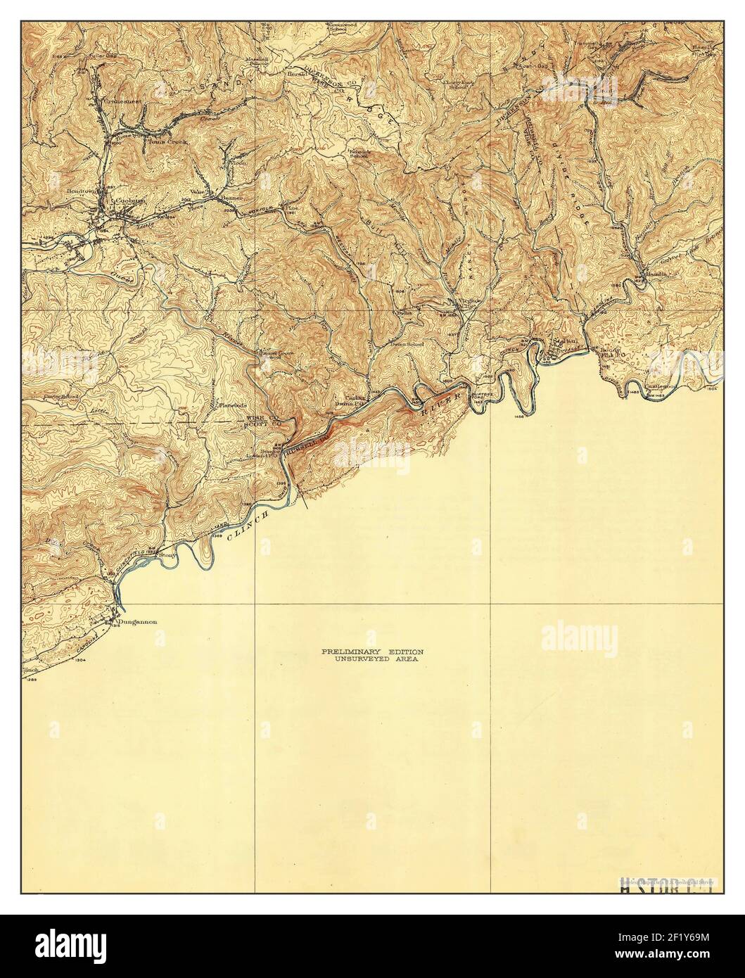 Mapa de coeburn virginia fotografías e imágenes de alta resolución Alamy