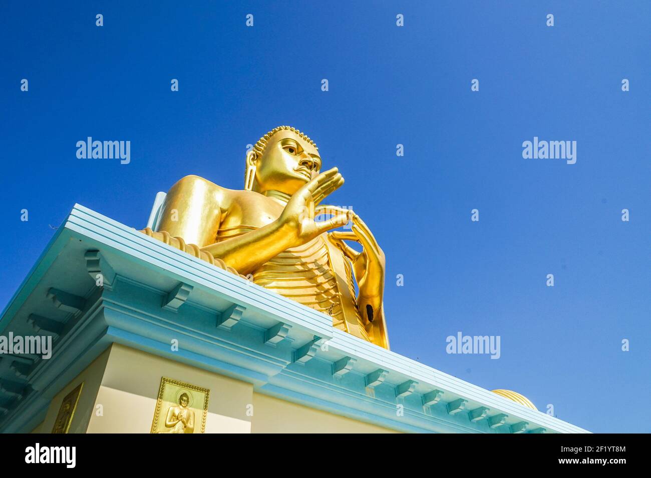 Templo de Oro de Sri Lanka, Dambulla (Patrimonio de la Humanidad) Foto de stock