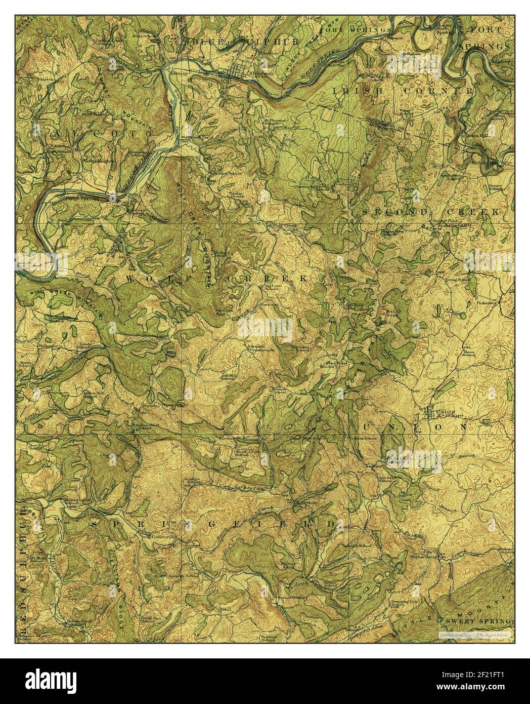 Mapa de alderson west virginia fotografías e imágenes de alta resolución Alamy