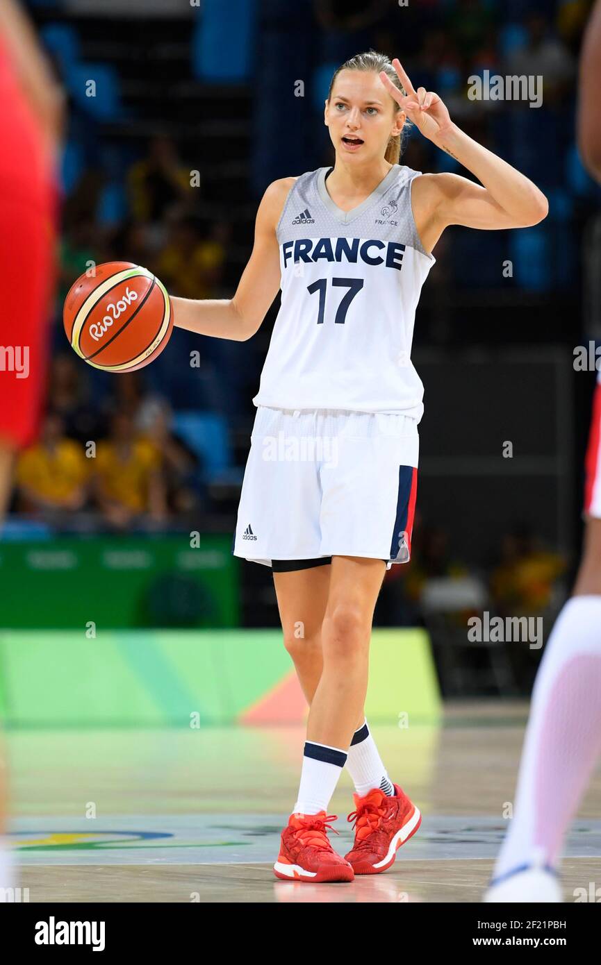 Francia s Marine Johannes Basketball Women s durante los Juegos Olímpicos  RIO 2016, Basketball Women France