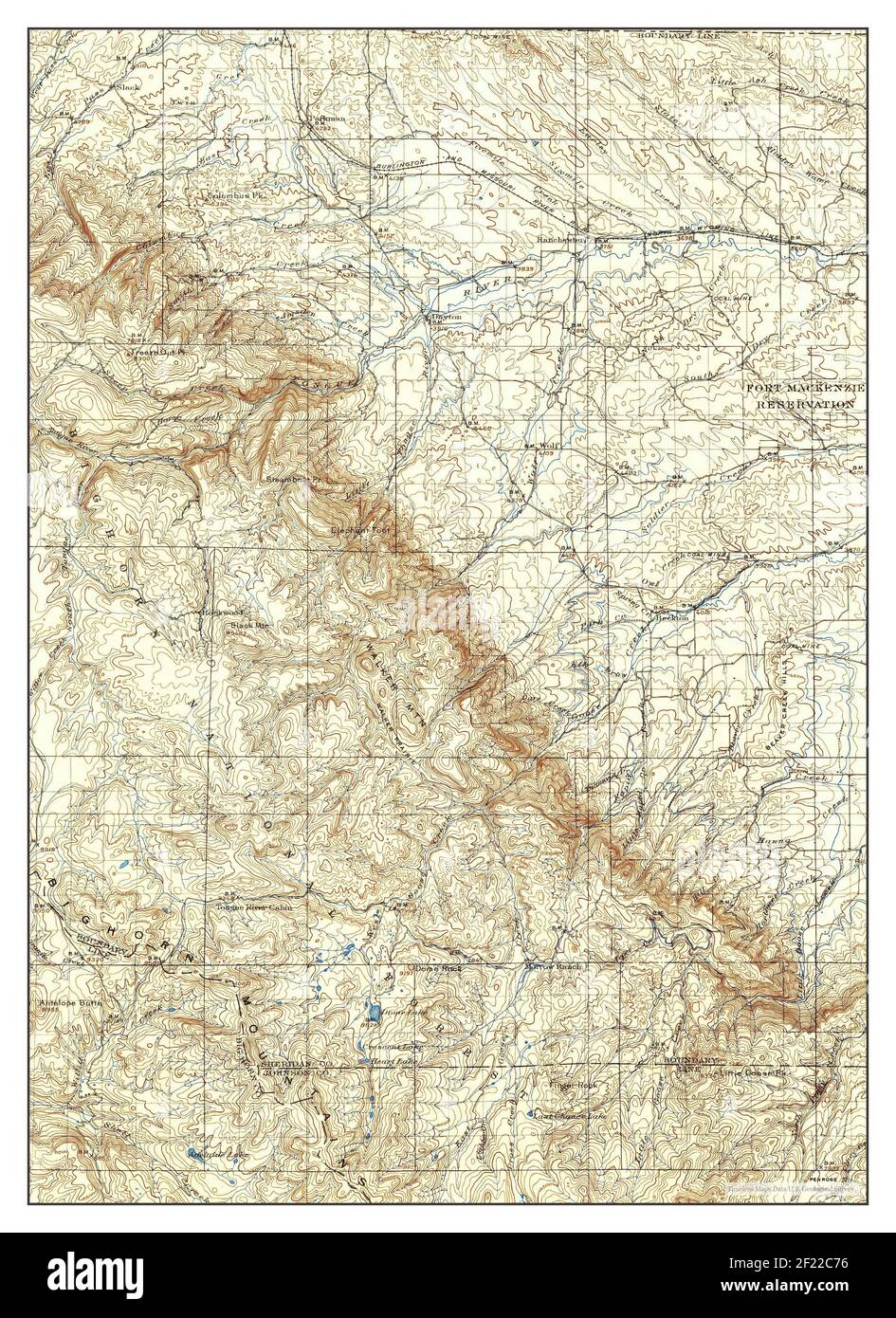 Mapa de dayton wyoming fotografías e imágenes de alta resolución Alamy